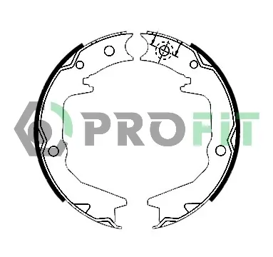 Колодки ручного (стоячого) тормоза PROFIT 5001-0011