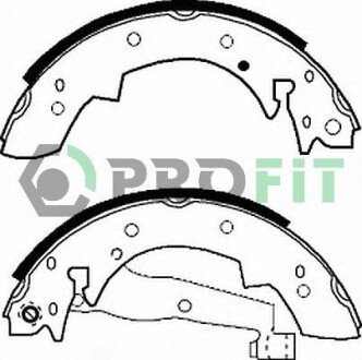 Колодки ручного (стоячого) гальма profit 50010173