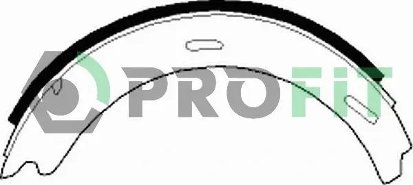 Колодки ручного (стоячого) гальма PROFIT 5001-0196 (фото 1)