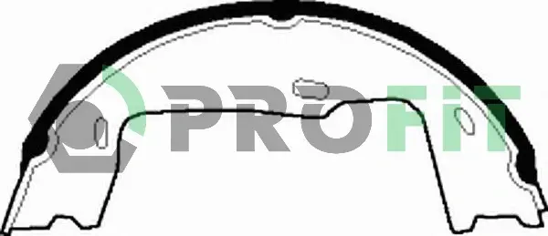 Колодки ручного (стоячого) тормоза PROFIT 5001-0227