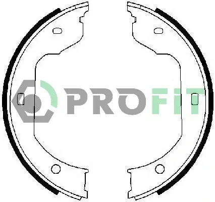 Колодки ручного (стоячого) гальма PROFIT 5001-0668 (фото 1)