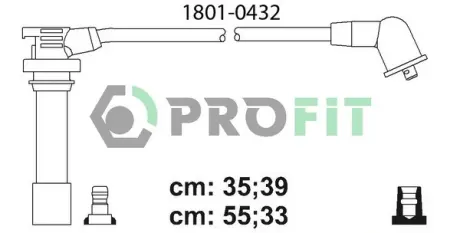 Комплект кабелів високовольтних PROFIT 18010432