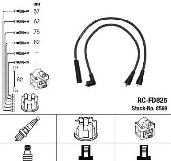 Высоковольтные провода для свечей зажигания profit 18016233