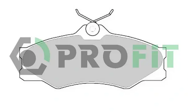 Передні тормозні (гальмівні) колодки PROFIT 5000-0517 (фото 1)
