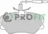 Передні тормозні (гальмівні) колодки PROFIT 5000-0540 (фото 1)