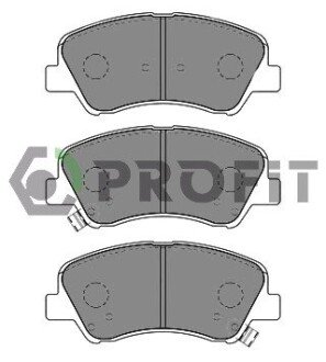 Передні тормозні (гальмівні) колодки profit 5000-0625 на Hyundai Accent 2012, 2011