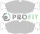 Передні тормозні (гальмівні) колодки PROFIT 50000732 (фото 1)