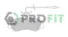 Передні тормозні (гальмівні) колодки PROFIT 5000-1112 (фото 1)