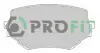Передні тормозні (гальмівні) колодки PROFIT 5000-1565 (фото 1)