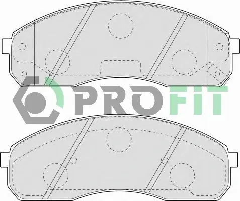 Передние тормозные колодки PROFIT 5000-1595