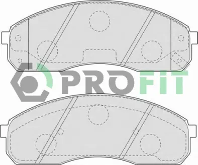 Передние тормозные колодки PROFIT 5000-1595