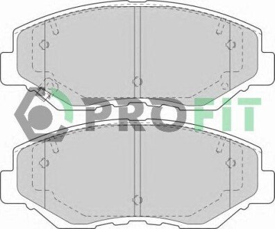 Передні тормозні (гальмівні) колодки profit 5000-1658 на Хонда Аккорд 7