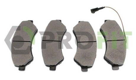 Передні тормозні (гальмівні) колодки profit 50001926 на Фиат Дукато 250