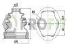 Пильовик шруса (гранати) внутрішній-зовнішній profit 2710-0003 XLB