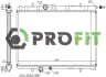 Радиатор охлаждения двигателя PROFIT 17400090