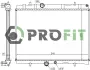 Радиатор охлаждения двигателя PROFIT 17400093