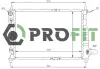 Радиатор охлаждения двигателя PROFIT 17400102