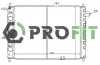 Радіатор охолодження двигуна PROFIT 17400373 (фото 1)