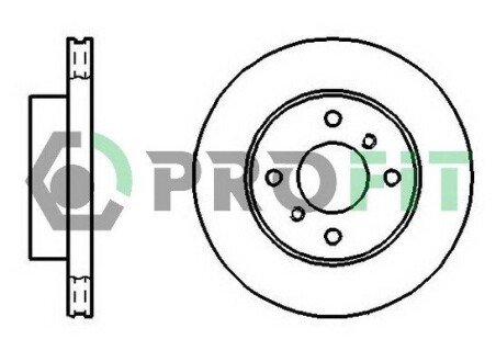 Тормозной диск profit 5010-0260