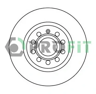 Гальмівний диск PROFIT 50101223 (фото 1)