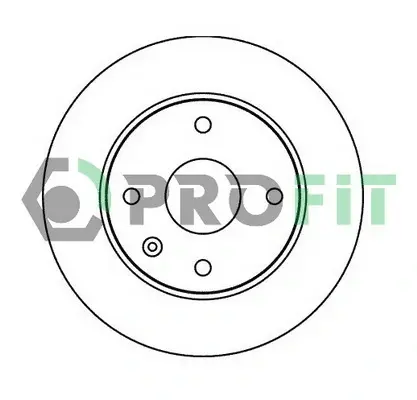 Гальмівний диск PROFIT 5010-1257 (фото 1)