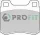 Задні тормозні (гальмівні) колодки PROFIT 50000979 (фото 1)