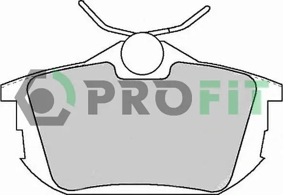Задні тормозні (гальмівні) колодки PROFIT 50001095 (фото 1)