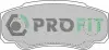 Задние тормозные колодки PROFIT 50001480