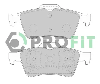 Задние тормозные колодки PROFIT 50001540