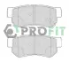 Задние тормозные колодки PROFIT 50001606
