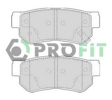 Задние тормозные колодки profit 5000-1606 на Hyundai Sonata nf