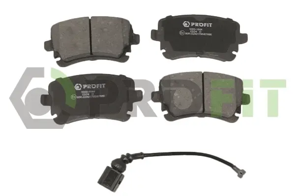 Задні тормозні (гальмівні) колодки PROFIT 5000-1644 (фото 1)