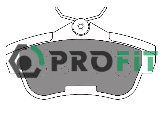Задние тормозные колодки PROFIT 50001772