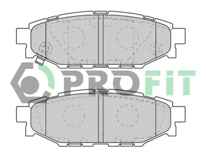 Задні тормозні (гальмівні) колодки PROFIT 5000-1947