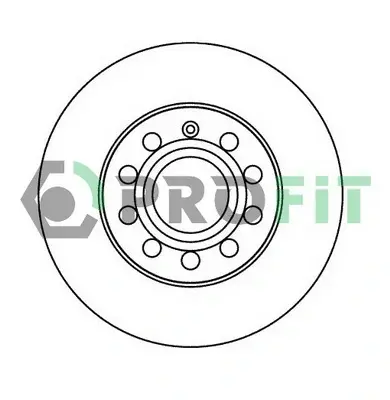 Задний тормозной диск PROFIT 50101276