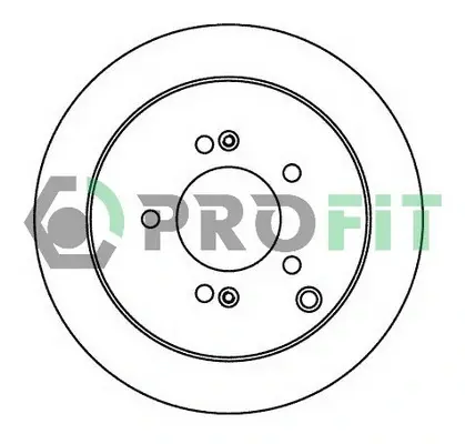 Задний тормозной диск PROFIT 50101493
