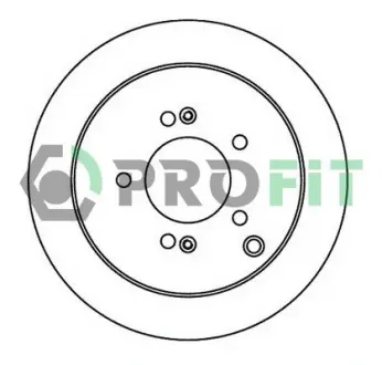 Задний тормозной диск PROFIT 50101493 Киа Спортейдж 2