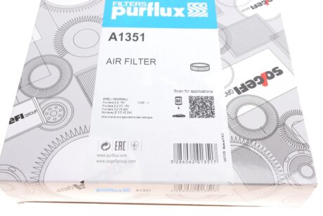 Фильтр воздушный purflux A1351