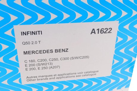 Фильтр воздушный purflux A1622