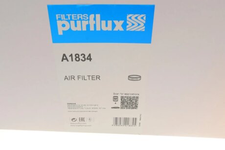 Фільтр повітря purflux A1834