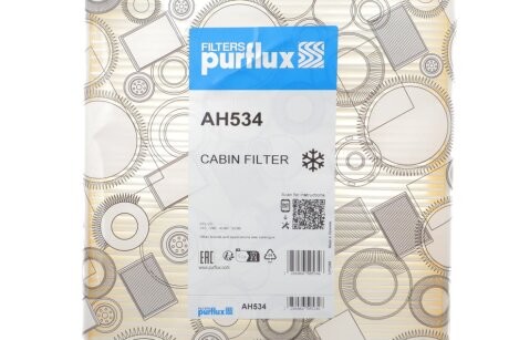 Фiльтр салону purflux AH534