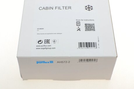 Фильтр салона purflux AH5722