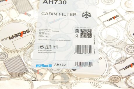 Фільтр салону purflux AH730