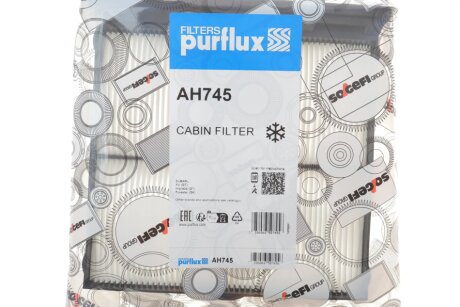 Фільтр салону purflux AH745