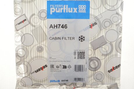 Фiльтр салону purflux AH746