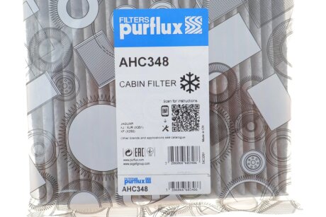 Фiльтр салону вугiльний purflux AHC348