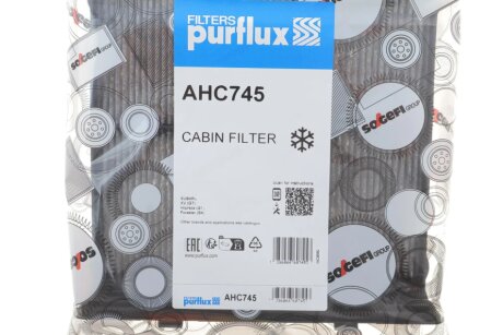 Фільтр салону purflux AHC745