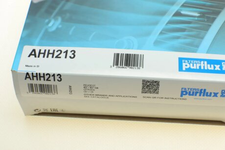 Фильтр салона purflux AHH213