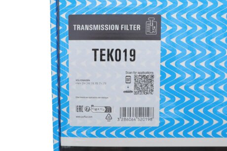Фільтр гідравлічний КПП purflux TEK019