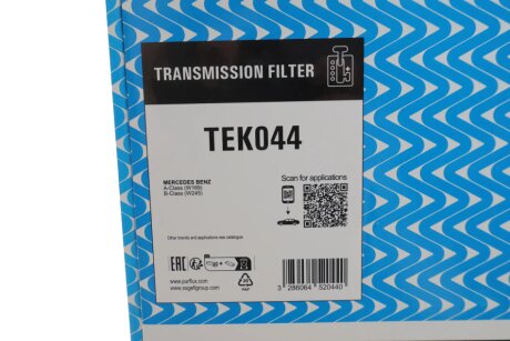Фільтр мастильний до автоматичної коробки перемикання передач purflux TEK044